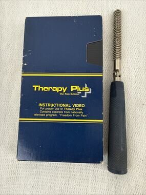 Therapy Plus Pain Reliever Wand And VHS Instructional Video “Freedom From Pain”